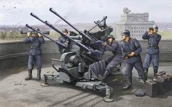 Trumpeter 02310 1/35 Scale Model Kit WWII German 37mm Flak 37 Anti-aircraft Gun for sale online 