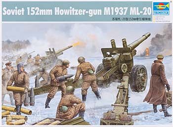 Trumpeter Soviet ML20 M1937 152mm Howitzer Plastic Model Military Diorama 1/35 Scale #2315