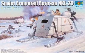 Trumpeter Soviet NKL-26 Armored Aerosan Plastic Model Military Vehicle 1/35 Scale #2321