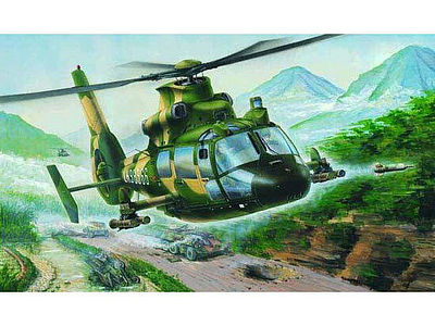 Trumpeter Z9G Armored Chinese Helicopter Plastic Model Kit 1/48 Scale #2802