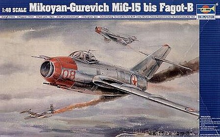 Trumpeter Mig15 Bis Fagot B Fighter Aircraft Plastic Model Airplane Kit 1/48 Scale #2806