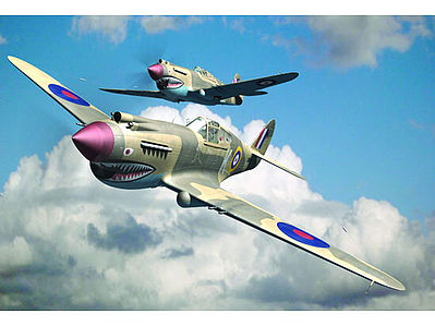Trumpeter Curtiss P-40B Warhawk Aircraft Plastic Model Airplane Kit 1/48 Scale #2807