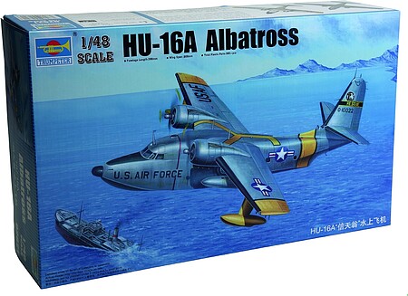 Trumpeter HU-16A Albatross USAF Amphibian Aircraft -- Plastic Model Airplane Kit -- 1/48 Scale -- #2821