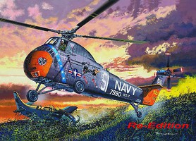 Trumpeter H34 US Navy Rescue Helicopter Plastic Model Helicopter Kit 1/48 Scale #2882