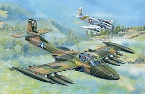 Trumpeter US A-37A Dragonfly Light Ground Attack Aircraft Plastic Model Airplane Kit 1/48 Scale #2888