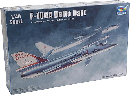 Trumpeter US F-106A Delta Dart Aircraft Plastic Model Airplane 1/48 Scale #2891