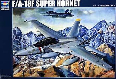 Trumpeter F/A18F Super Hornet Fighter Aircraft Plastic Model Airplane Kit 1/32 Scale #3205