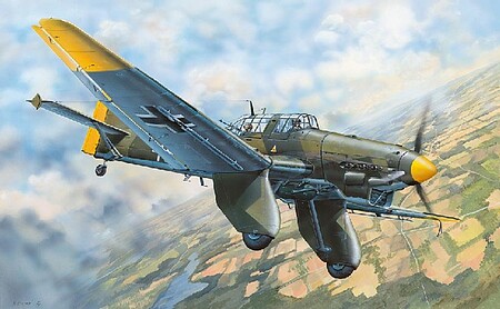 Trumpeter Junkers JU-87A Stuka German Dive Bomber Plastic Model Airplane Kit 1/32 Scale #3213