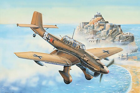 Trumpeter German Ju-87R Stuka Attack Aircraft Plastic Model Airplane Kit 1/32 Scale #3216