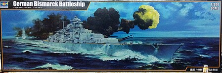 Trumpeter German Bismarck Battleship 1941 Plastic Model Military Ship Kit 1/200 Scale #3702