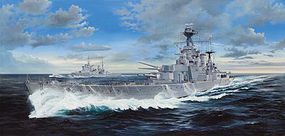Trumpeter HMS Hood British Battleship Plastic Model Military Ship 1/200 Scale #3710