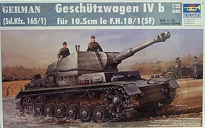 Trumpeter German Geschutzwagen IV b Plastic Model Military Vehicle Kit 1/35 Scale #374