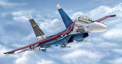Trumpeter SU-27UB Flanker C Russian Fighter Plastic Model Airplane Kit 1/144 Scale #3916