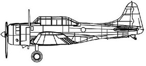 Trumpeter SBD Dauntless Aircraft (New Tool) (NOV) Plastic Model Airplane Kit 1/200 Scale #4207