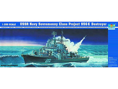 Trumpeter USSR Sovremmeny Class Type 956E Destroyer Plastic Model Military Ship 1/350 Scale #4515