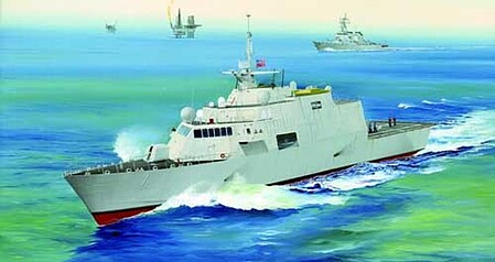 Trumpeter USS Freedom LCS-1 Lottoral Combat Ship Plastic Model Military Ship 1/350 Scale #4549