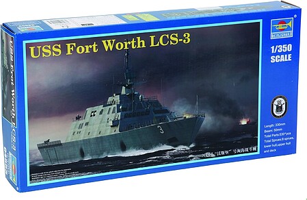 Trumpeter USS Fort Worth LCS-3 Littoral Combat Ship Plastic Model Military Ship 1/350 Scale #4553