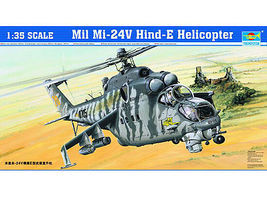 Trumpeter Mil Mi24V Hind E Helicopter Plastic Model Kit 1/35 Scale #5103