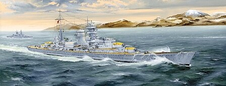 Trumpeter German Blucher Heavy Cruiser Plastic Model Military Ship 1/350 Scale #5346