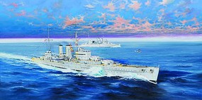 Trumpeter HMS Exeter British Cruiser (New Tool) Plastic Model Military Ship Kit 1/350 Scale #5350