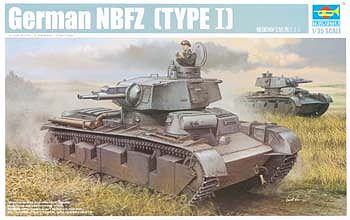 Trumpeter German NBFZ (New Construction) Type 1 Heavy Tank Plastic Model Kit 1/35 Scale #5527