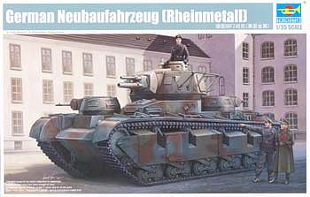 Trumpeter German NBFZ Nr.1 Rheinmetall Heavy Tank Plastic Model Kit 1/35 Scale #5528