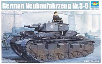 Trumpeter German Neubaufahrzeug Heavy Tank Plastic Model Military Vehicle 1/35 Scale #5529