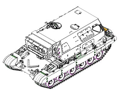 Trumpeter Soviet 1K17 Szhatie Laser Tank Plastic Model Military Vehicle Kit 1/35 Scale #5542