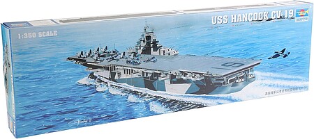 Trumpeter USS Hancock CV-19 1944 Plastic Model Military Ship Kit 1/350 Scale #5610