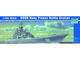 USSR Frunze Soviet Navy Battle Cruiser Plastic Model Military Ship 1/700 Scale #5708