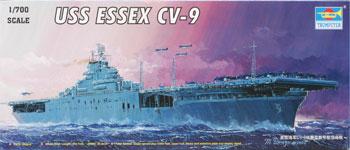 Trumpeter USS Essex CV9 Aircraft Carrier Plastic Model Military Ship 1/700 Scale #5728