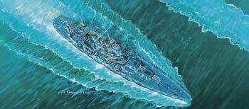 Trumpeter USS Vincennes CA44 Heavy Cruiser Plastic Model Military Ship 1/700 Scale #5749