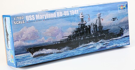 Trumpeter USS Maryland BB-46 Battleship 1941 Plastic Model Military Ship 1/700 Scale #5769