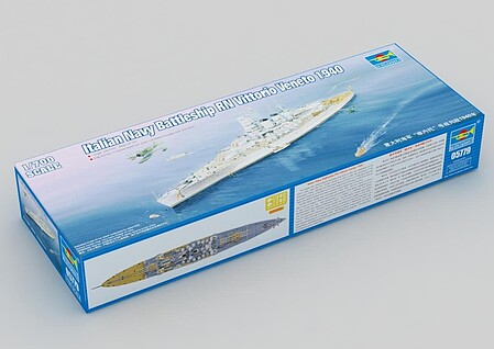 Trumpeter RN Vittorio Veneto Italian Navy Battleship 1940 Plastic Model Kit 1/700 Scale #5779