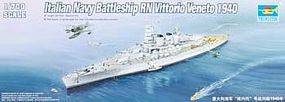 Trumpeter RN Vittorio Veneto Italian Navy Battleship 1940 Plastic Model Kit 1/700 Scale #5779