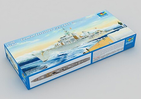 Trumpeter German Zerstorer Z-25 Destroyer 1944 Plastic Model Military Ship 1/700 Scale #5787