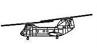 Trumpeter CH-46 Sea Knight Plastic Model Helicopter 1/350 Scale #6256