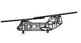 Trumpeter USA Marines CH-46F Seaknight Helicopter 1/72 Scale Plane Model 87223 