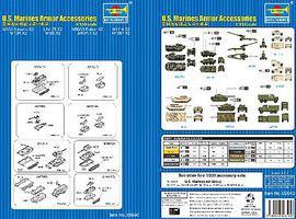 Trumpeter US Marines Armor Accessories Set Plastic Model Military Diorama 1/350 Scale #6640