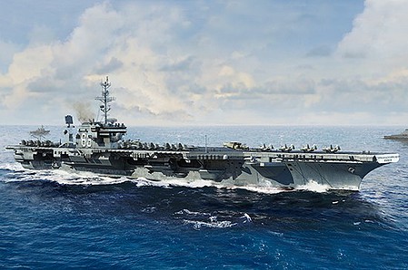 Trumpeter USS Kitty Hawk CV63 Aircraft Carrier Plastic Model Military Ship Kit 1/700 Scale #6714
