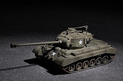 Trumpeter US M26 Heavy Tank with 90mm T15E2M2 Plastic Model Military Vehicle Kit 1/72 Scale #7170