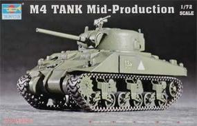 US M4 Medium Sherman Tank Plastic Model Military Vehicle 1/72 Scale #7223