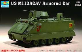 US M113 Armored Cavalry Assault Vehicle Plastic Model Military Vehicle 1/72 Scale #7237