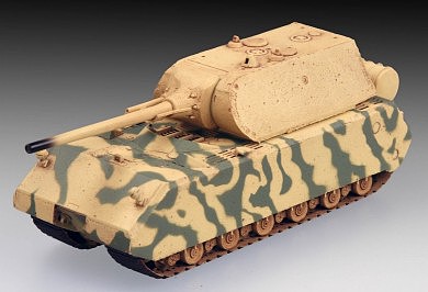 Trumpeter PzKpfw VIII Maus Tank Plastic Model Military Vehicle Kit 1/72 Scale #7446