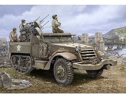 Trumpeter M16 Halftrack with Multiple-Gun Plastic Model Military Vehicle 1/16 Scale #911