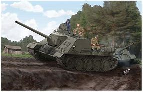 Soviet SU-100 Tank Destroyer Plastic Model Military Vehicle 1/16 Scale #915