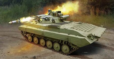 Trumpeter 1/35 Russian BMP2M Armored Fighting Vehicle w/Berezhok Turret (New Variant) (JUL)