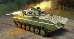 Trumpeter Russian BMP2M AFV w/Berezhok Turret Plastic Model Military Vehicle Kit 1/35 Scale #9558