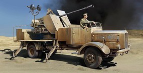 Trumpeter 1/35 L4500A Military Truck w/5cm Flak 41 Gun (New Variant) (SEPT)