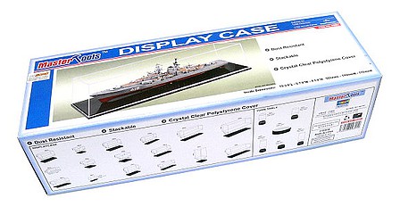 Trumpeter Display Case (1/700 Destroyer, 1/87 Locomotive, 1/76 Bus) Plastic Model Display Case #9803